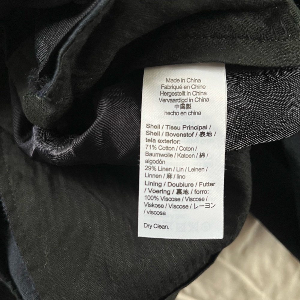J. Crew Men’s Ludlow Dress Suit Pants 31x30 Navy Blue Baird McNutt Irish Linen - Picture 8 of 9